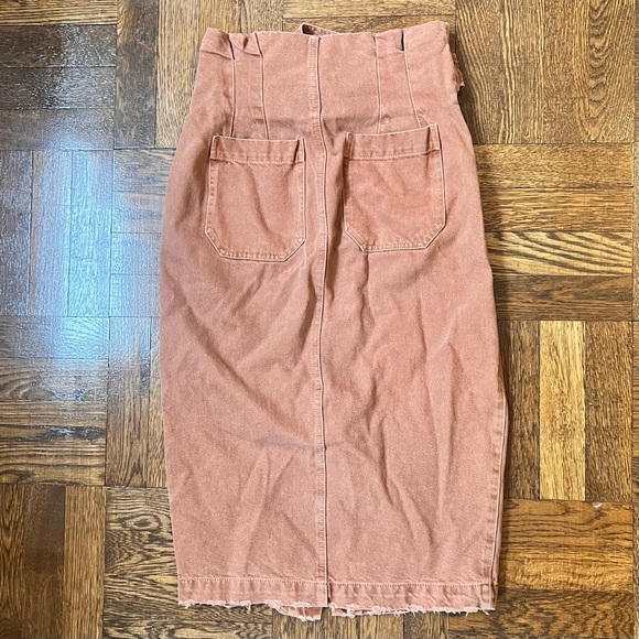 Free People Savannah Denim Skirt - Picture 7 of 7